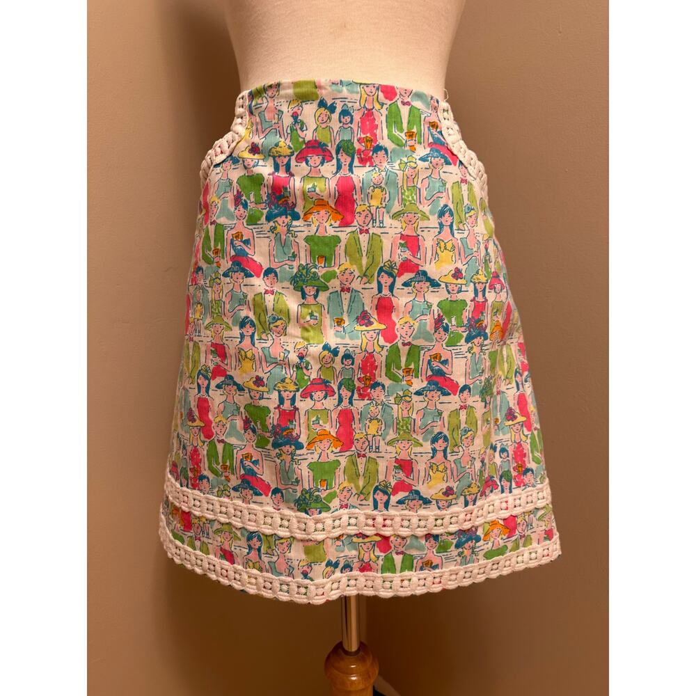 Lilly Pulitzer Roslyn Skirt Giddy Up Grandstand
Kentucky Derby EUC Sz 12 - Picture 4 of 10